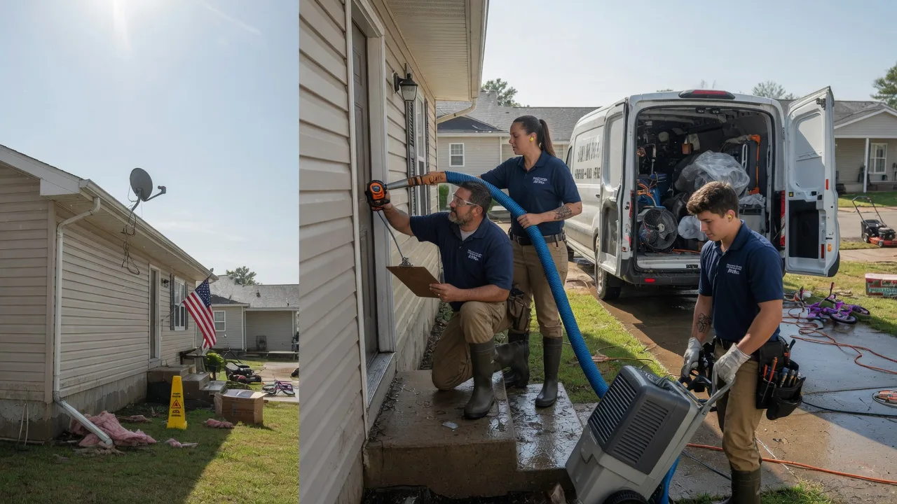 Ceiling Water Damage Restoration in Burnett, WI near me